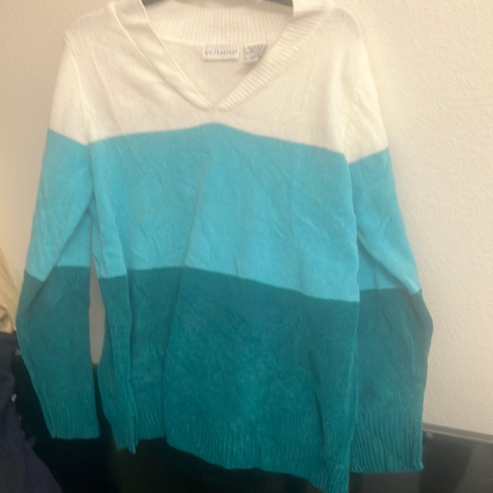FINAL MARKDOWN White stag chenille sweater xl